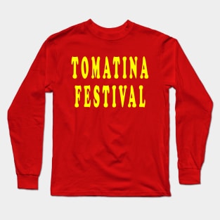 Tomatina Festival Long Sleeve T-Shirt